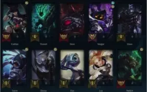 Conta Lol com quase todos os campeões