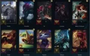 Conta Lol com quase todos os campeões
