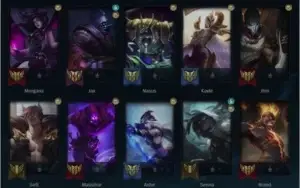 Conta Lol com quase todos os campeões