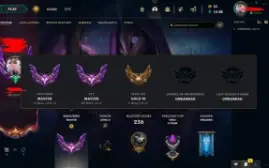 Conta mestre 201pdl 52 Skins League of Legends