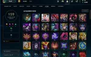 Conta mestre 201pdl 52 Skins League of Legends