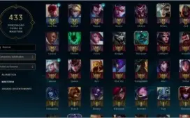 VENDO CONTA DE LOL- 265 SKINS TODOS OS CAMPEÕES GOLD 5 LV 80