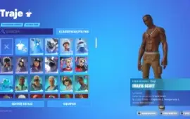Conta De Fortnite  Com Travis, Ikonik, Galaxy, Glow E Minty