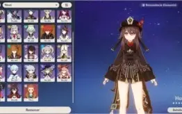AR55 Kazuha+Hu tao+Ayaka+Shogun Raiden+Diluc+3 armas