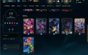 Esmeralda 4 com 45 Champs e 19 Skins