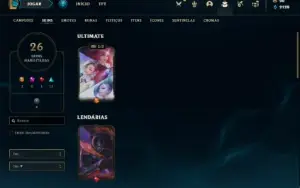 Conta bronze 1 com 60 Champs e 26 Skins ( mais de 100 jogos)