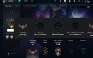 Conta bronze 1 com 60 Champs e 26 Skins ( mais de 100 jogos)