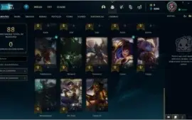 Conta Unranked Lv. 31 + 33 campeões