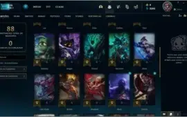 Conta Unranked Lv. 31 + 33 campeões