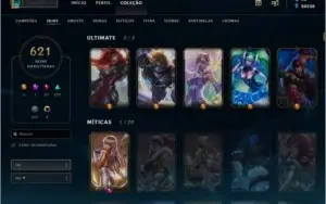 Conta de league of Legends, Muito boa criada em 2012.