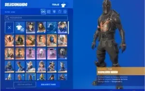 conta fortnite com s2, ikonik e glow