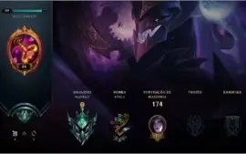 conta league of legends platina 2