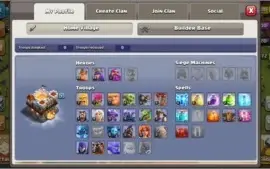 Conta Clash of Clans TH 11