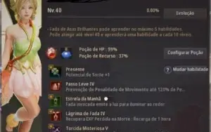 CONTA BDO VARIOS PERSONAGENS 61 CARRACA POTION INFINITA