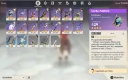 Conta AR38 KLEE e KEQING top demais stamina full passe