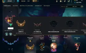 Ouro 2 com TODOS os champs e 152 skins ( MID / SUP / ADC )