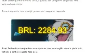 Conta com todos os campeões