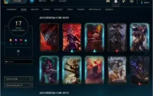 conta Lol Plat4 Md3 69 Icones Muitas Skins Raras 52 Campeoes