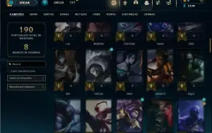 Prata 4 com 90 Champs e 30 Skins