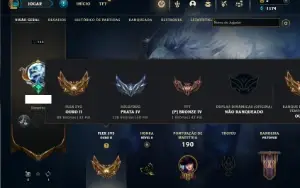 Prata 4 com 90 Champs e 30 Skins