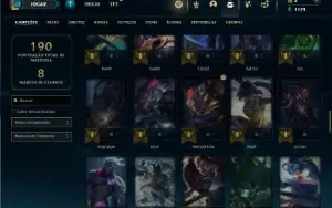 Prata 4 com 90 Champs e 30 Skins