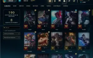 Prata 4 com 90 Champs e 30 Skins