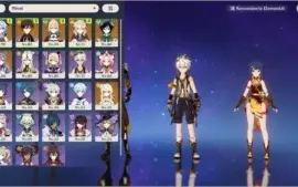CONTA AR50 GENSHIN - GANYU, ZHONGLI, VENTI, ALBEDO E +