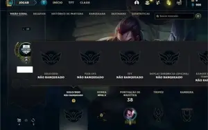 Conta Unranked com 35 Champs e 2 Skins + 1 Fragmento