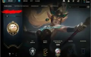 Conta League Of Legends mono Peel