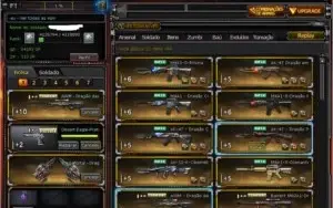 Acc CF AL com 21 VIPS e armas raras