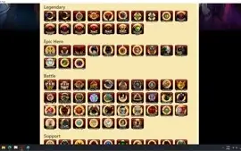 CONTA AQW 2012 - TODOS ITENS DA DOOM E MUITOS RAROS