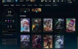 Prata 2 com 50 Champs e 29 Skins