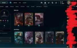 Conta prata 4 / 2 Skin Legado e Sett Dragão