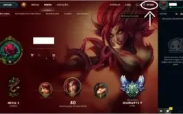 Conta LoL Diamante V
