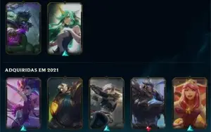 Conta league of legends platina 3