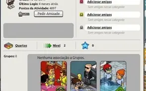 Conta habbo com personagens de 2006, 2008 e 2011
