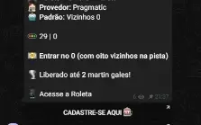 Grupo Vip De Sinais Em Números Roleta Power Up!