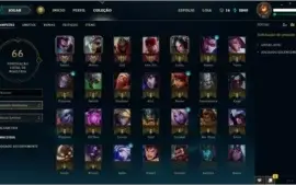 Conta League Of Legends Platina - 30 Champs, 24 Skins.