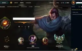 Conta League Of Legends Platina - 30 Champs, 24 Skins.