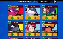 BrawStars 100% full, 30k+ troféus e ++
