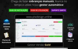 Sistema Gestor com Cobranças Via WhatsApp – Gestor PRO 2024
