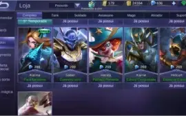 Mobile legends Lenda IV + skins