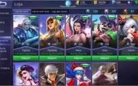Mobile legends Lenda IV + skins