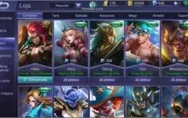 Mobile legends Lenda IV + skins