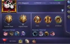 Mobile legends Lenda IV + skins