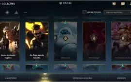 CONTA WILD RIFT ESMERALDA III - 27 SKINS
