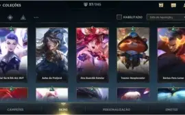 CONTA WILD RIFT ESMERALDA III - 27 SKINS