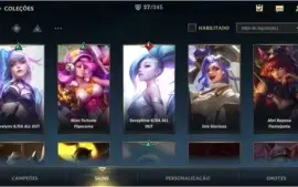 CONTA WILD RIFT ESMERALDA III - 27 SKINS