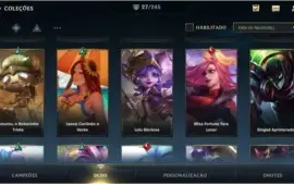 CONTA WILD RIFT ESMERALDA III - 27 SKINS