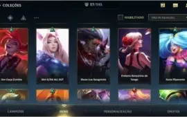 CONTA WILD RIFT ESMERALDA III - 27 SKINS